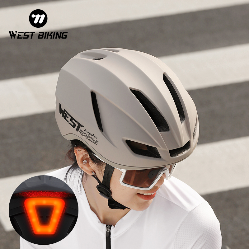 WEST BIKING Cycling Helmet 58-61cm Pneumatic Helmet Ultralight MTB Road Bike Helmet Protection Safety Helmets Bicycle E-bike Helmet for Women Men