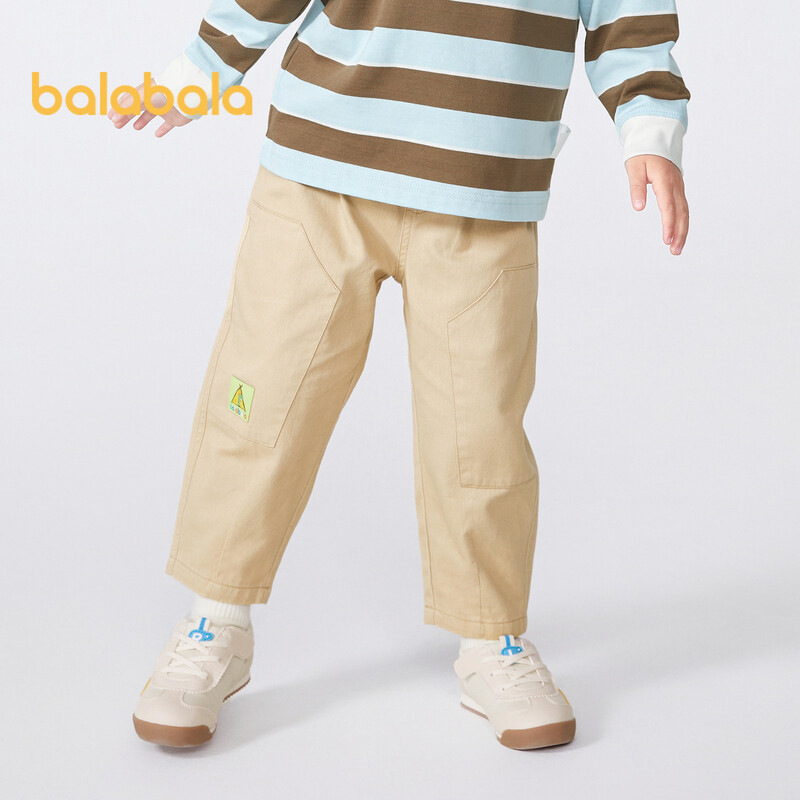 Balabala children's quần cho bé trai thoải mái và thời trang lựa chọn cho quần áo mùa thu gồm có một bông vải và một vừa vặn thoải mái hoàn hảo
