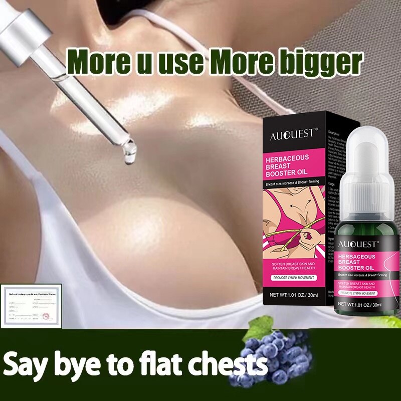 Gambar Breast Enhancer Massage Oil Breast Enlargement Attractive Size Up Enlarge Firming Bust Rapid Fast Growth Bust Contouring Oil Bigger Chest Massage Oil