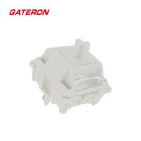 GATERON Smoothie Switch Keyboard Full POM Material Linear RGB LED 5 Pin 40gf Factory Pre-lubed Key Switches  MX Mechanical Keyboard(35 Switches/Quantity)
