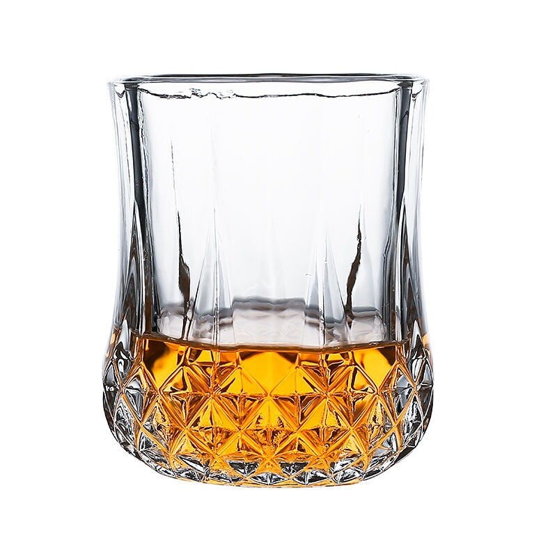 Gambar high quality Lead free glass diamond red wine cup of wine drinking champagne glass of whiskey glass cocktail glass