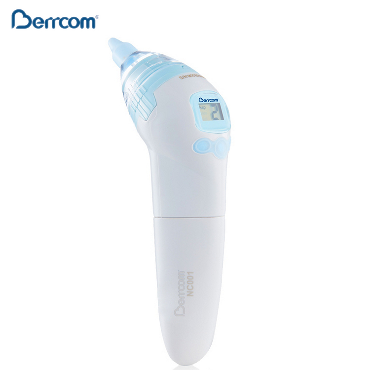 Berrcom Baby Electric Nasal Aspirator Nose Sucker Nose Cleaner Suction Cup Kids Booger Sucker With 3 Nozzles