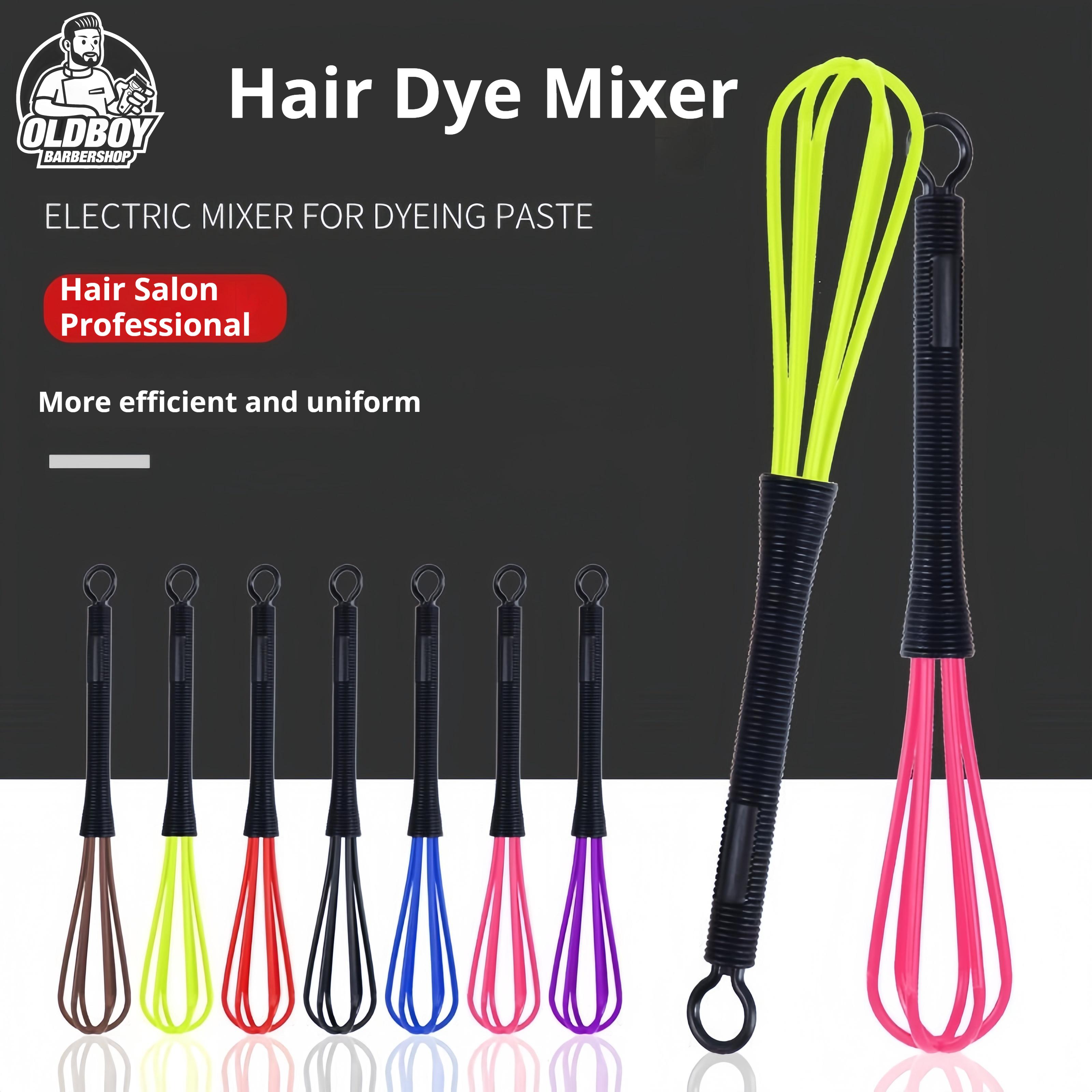 Hair Styling and Coloring Cream Mixer Hair Salon Hair Styling Tools Manual Egg Beater Hair Salon Baking Oil Hair Coloring Cream Mixer Stick
