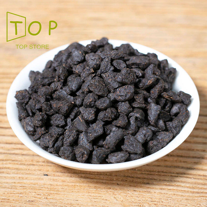 Gambar [Quality guaranteed, in stock] Glutinous Fragrant Pu er Tea Brown Mountain Ancient Tree Broken Silver 250g