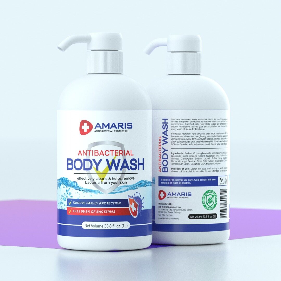 Gambar Amaris Body Wash Antibacterial 1000ml