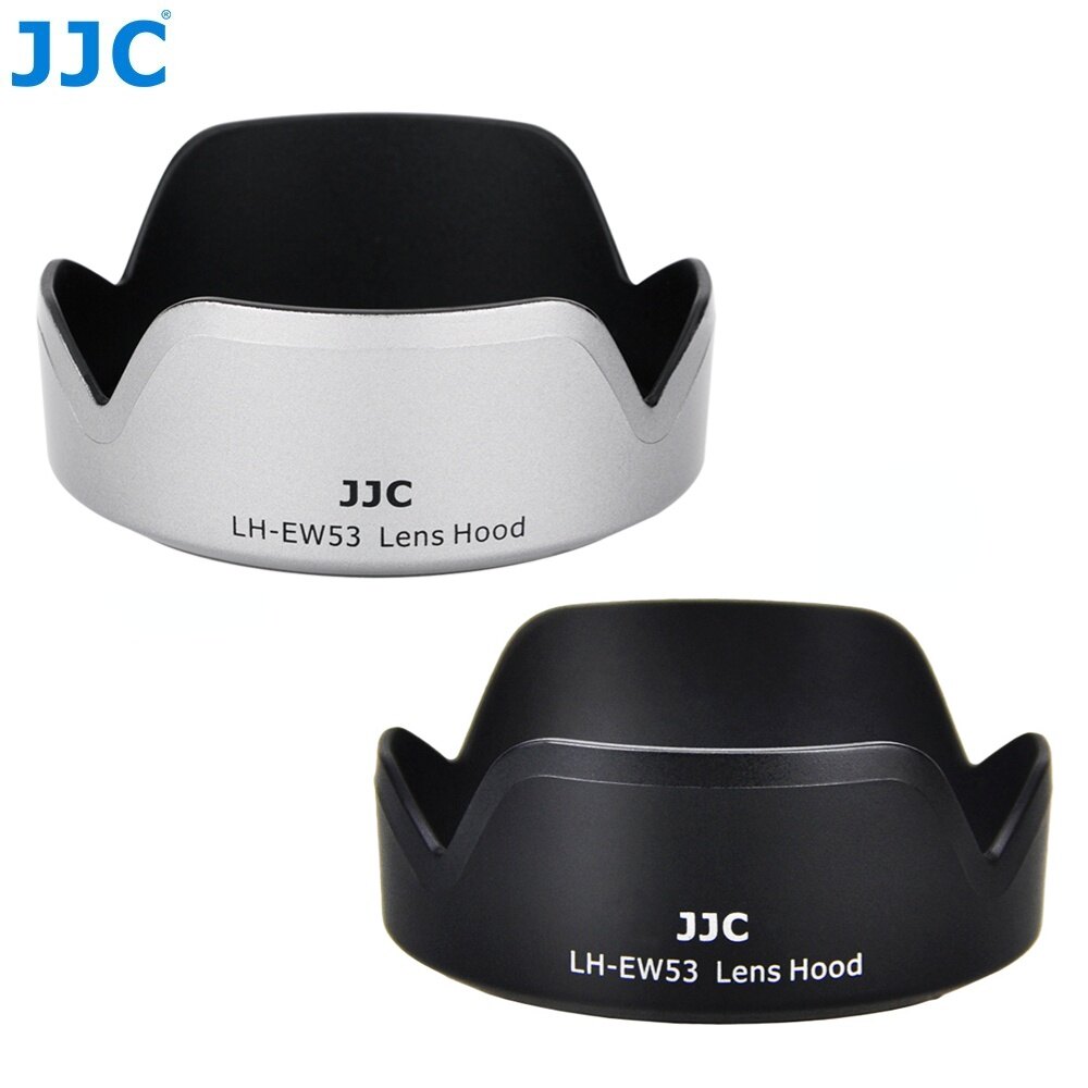 JJC EW-53 Ống Kính Mui Xe Dù Để Che Nắng Camera Cho Canon EF-M 15-45Mm F/3.5-6.3 Là Ống Kính STM và RF-S 18-45Mm F4-6.3 Là Ống Kính STM Trên Canon EOS R50, m50 Mark II, M5 M50, M6 Mark II, M200 M100 M10