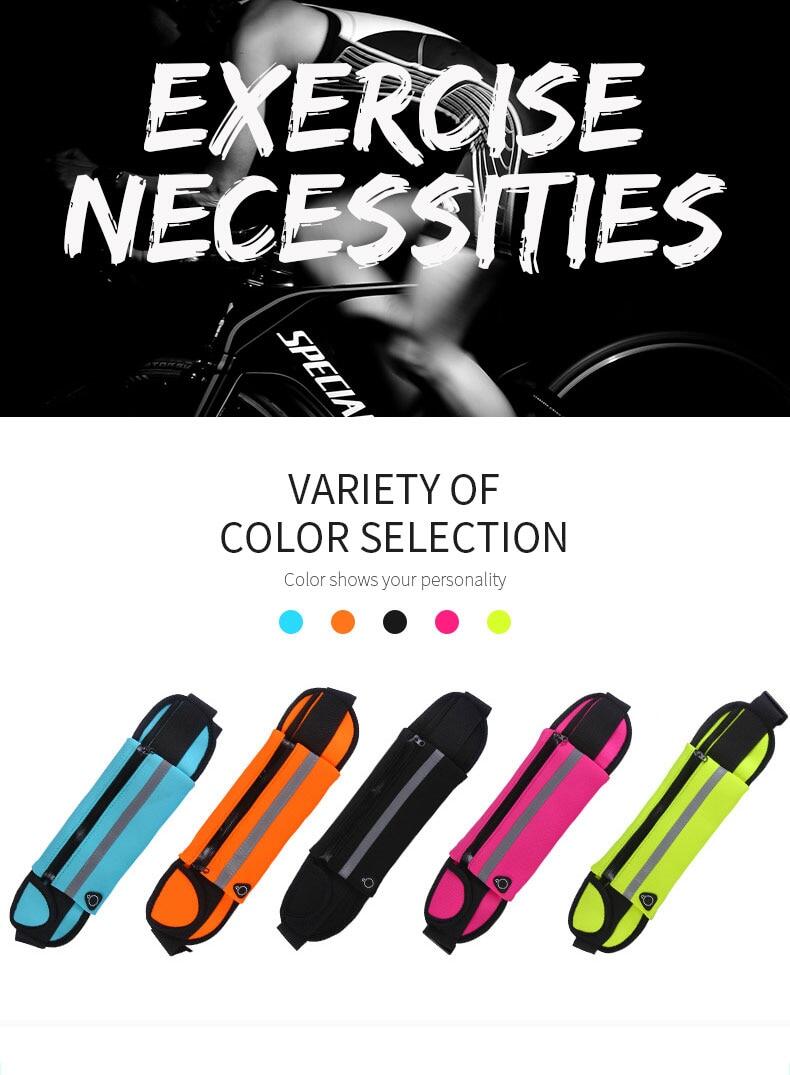 SUPERFLOWER Sports Running Waist Pocket Outdoor Jogging Cycling Waterproof Adjustable Anti-theft Pack Sport Belt_voghion.com