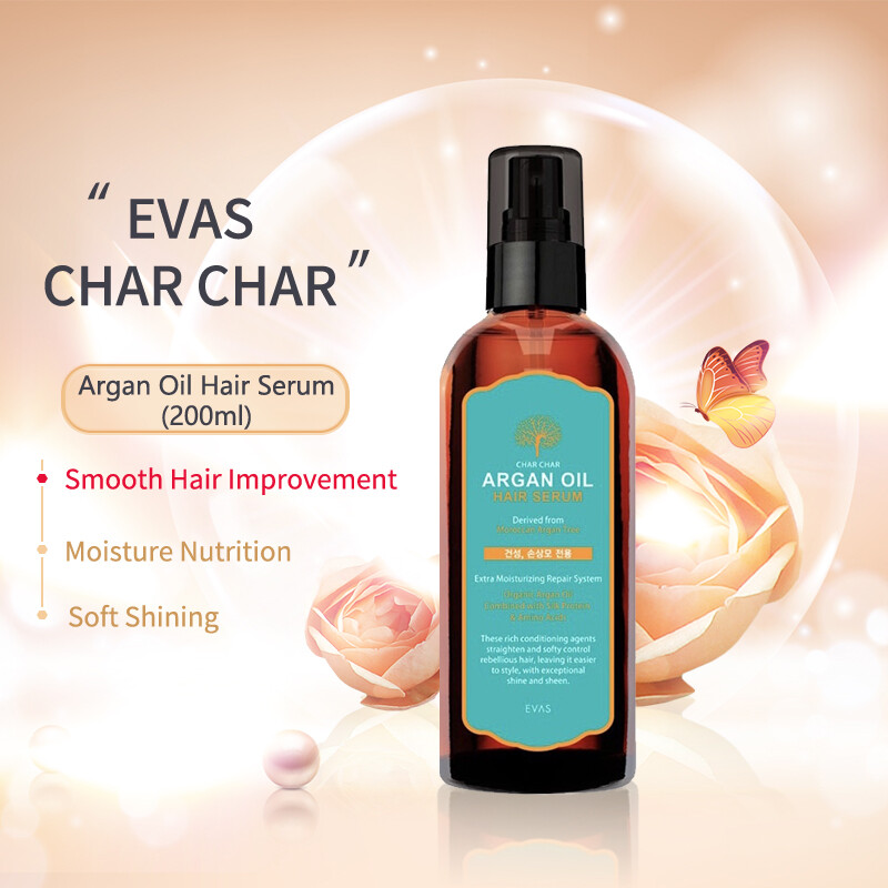 Gambar EVAS Char Char Argan Oil Hair Serum ntensive nutrition high concentrated serum 200ml ??????????