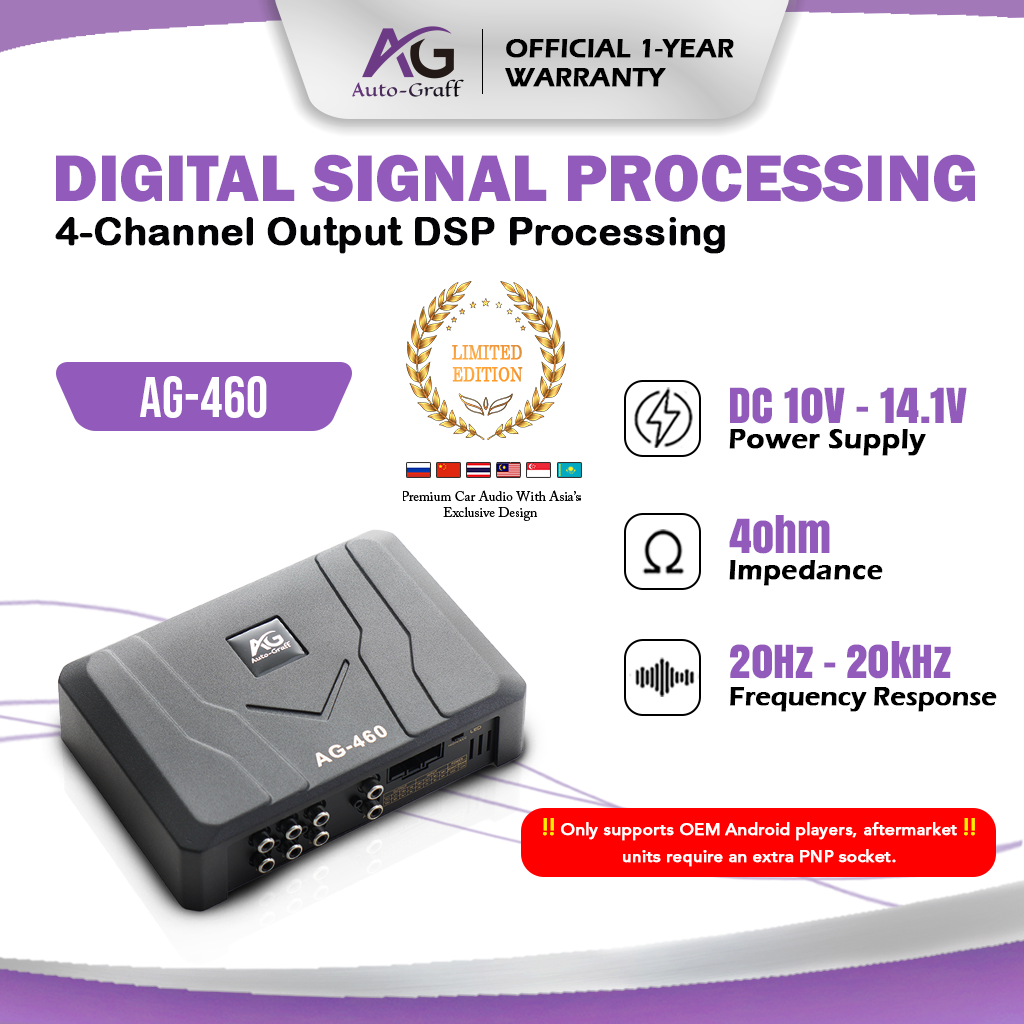 AG-460 4-Channel Output DSP Processing