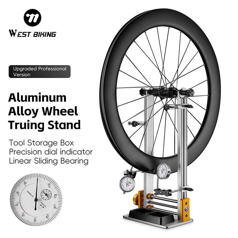 WEST BIKING Bicycle adjusting table tool mountain road bike wheel rim correction stand wheelset correction debugging braided rim stand ราคา 8,799 บาท*ส่งฟรี