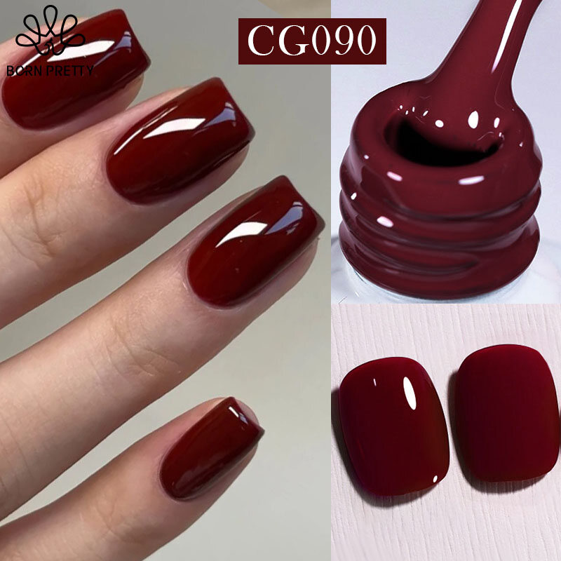  Sinh Ra Khá 10Ml sơn móng tay UV Màu Đỏ Gel Rắn màu nude móng gel Gel Sơn Móng có thể hòa tan móng nghệ thuật Cho trang trí móng tay 