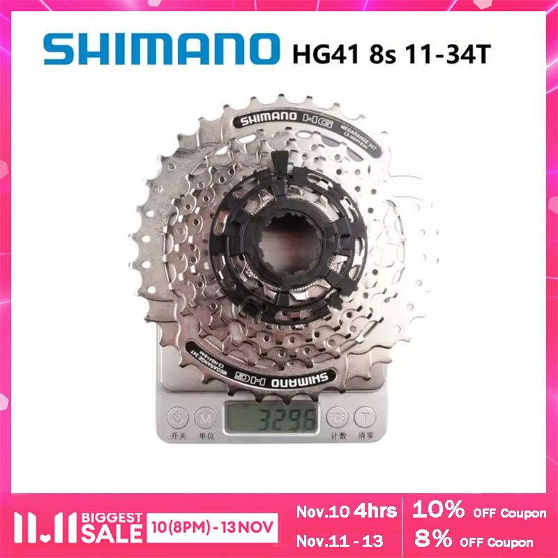 Shimano bánh xích xe đạp leo núi Xe đạp leo núi bánh xích HG31 HG41 HG51 HG200 8 tốc độ 11-32T 11-34T 12-32T bánh xích phụ kiện xe đạp cửa hàng