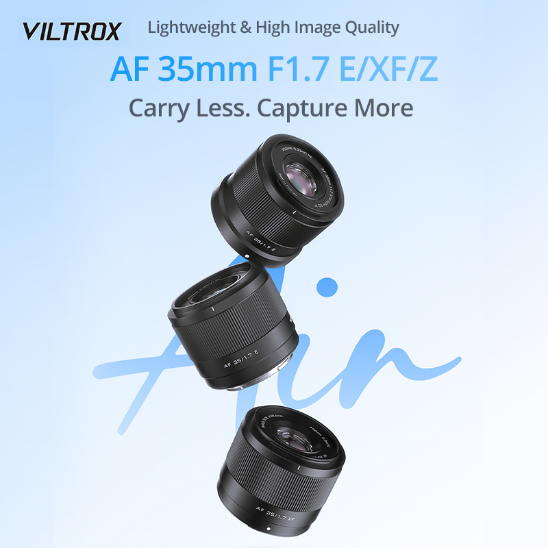 VILTROX AF 35mm F1.7 Ε/XF/Z Large Aperture Portrait Lens For Fuji XF / Sony E / Nikon Z Mount Mirrorless Cameras ราคา 5,928 บาท*ส่งฟรี