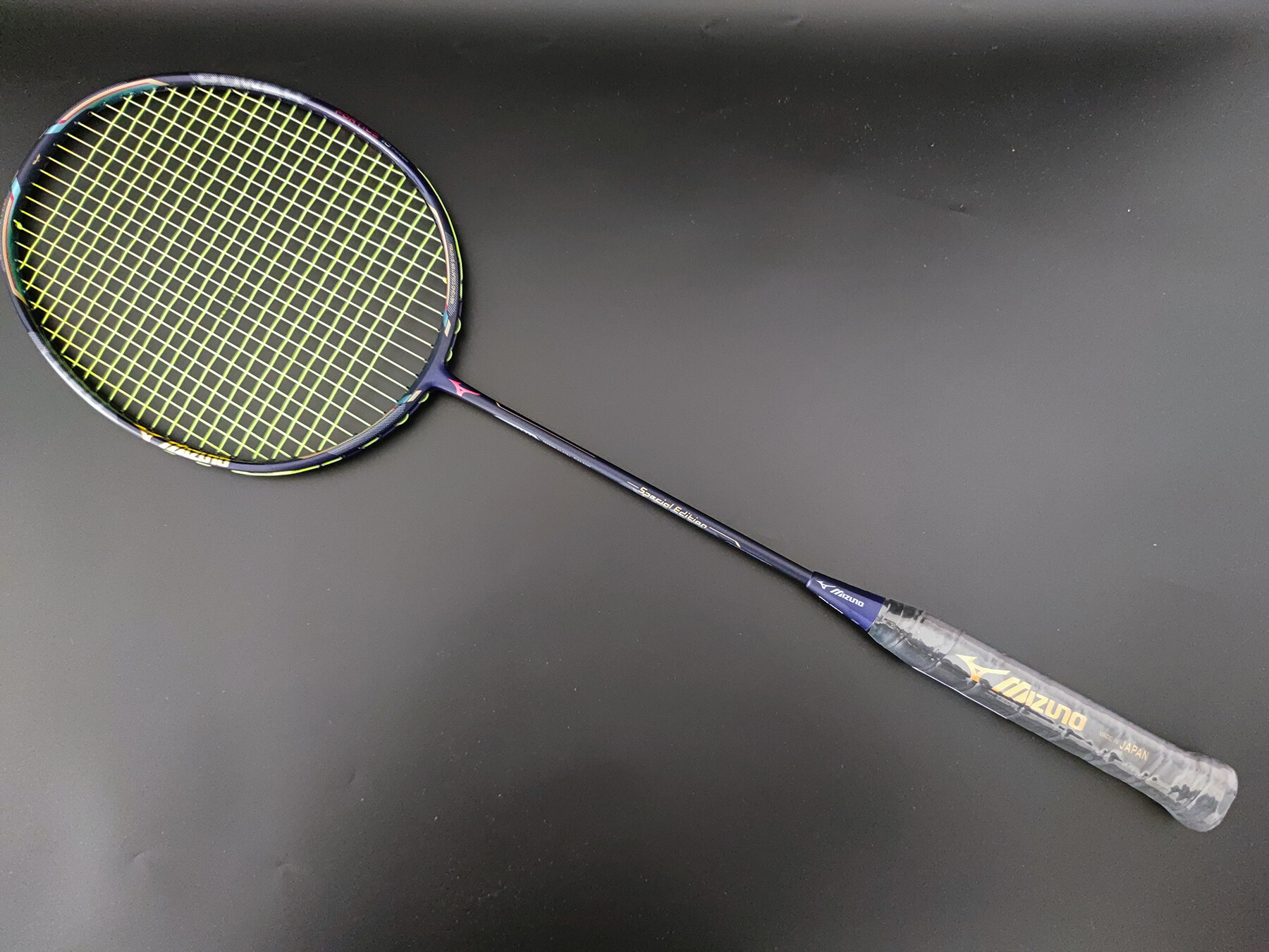 badminton racket is made of