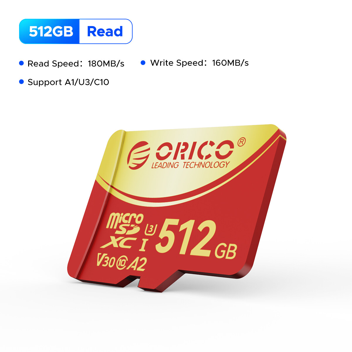 ORICO vô cùng chuyên nghiệp MicroSD UHS-I Thẻ nhớ thẻ Micro SD 512GB 256GB 128GB 64GB class10 thẻ TF
