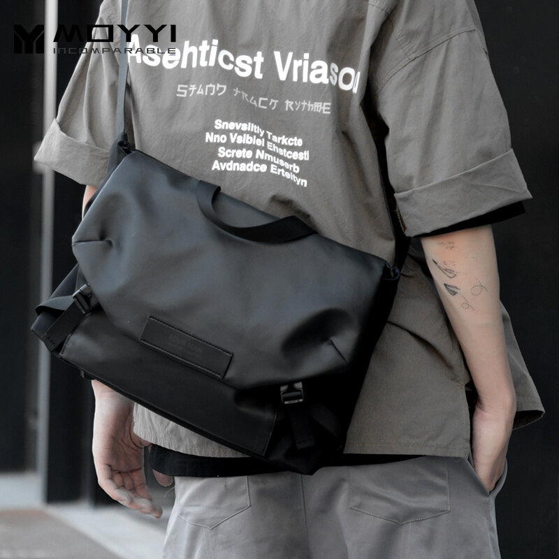 Moyyi Tối Giản Trẻ Túi đựng đồ linh tinh cho nam và nữ sức chứa lớn thời trang túi đeo vai du lịch Nam Nylon Không Thấm Nước Ultralight Cặp Crossbody Túi đựng máy tính xách tay Cho Các Trường Học Văn Phòng Đi Đường Phố Bình Thường Đi