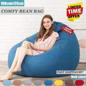 Luxury Large Bean Bag Chair for Indoor/Outdoor Use