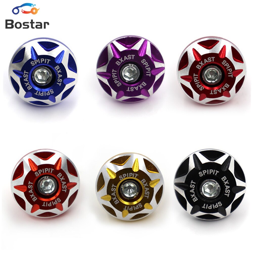Bostar 1PC CNC 6mm Biển Số Xe Máy Vít Bìa vỏ lỗ tấm phụ kiện xe tay ga cho Xe máy điện phần