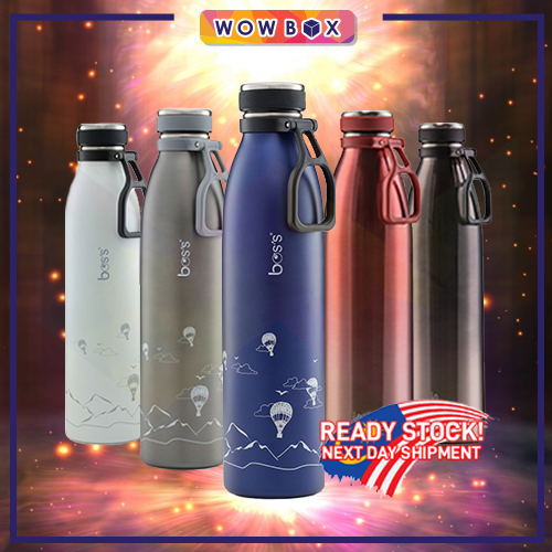 Gambar [READY STOCK] Bos s Travel Vacuum Bottle   Thermal Bottle   Thermos Flasks 750ML | 1000ML Stainless Steel