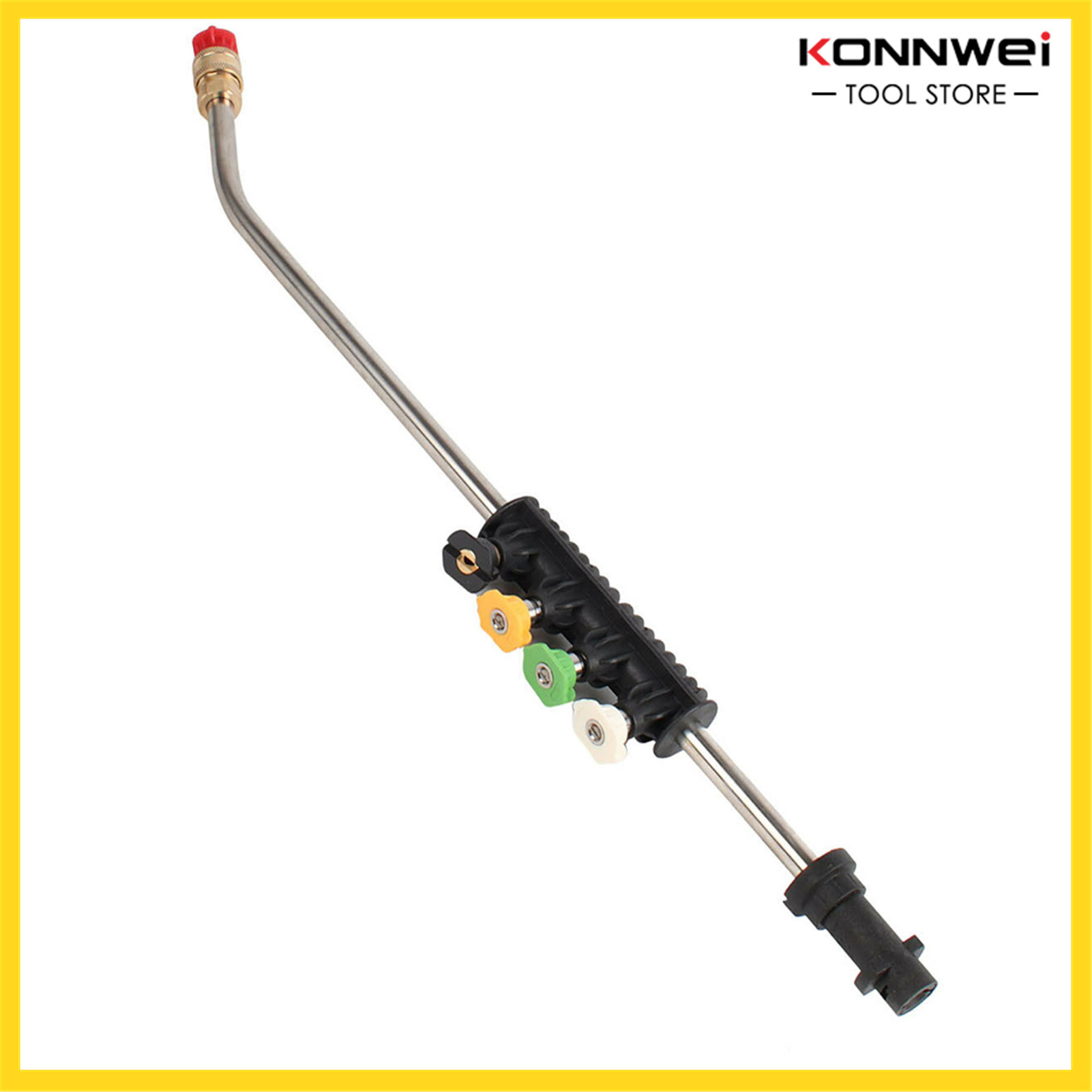 Vòi phun xịt rửa áp lực + 5 đầu vòi thay thế cho karcher k1 k2 k3 k4 k5 k6