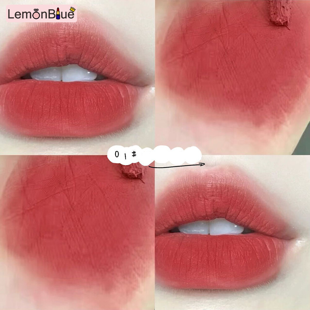 Gambar LemonBlue 3 Packs Matte Lip Gloss Student Liquid Lipstick Cute Mini Portable Women Makeup Lipgloss liquid lipstick matte waterproof Lip Plumper mini long lasting maquillage cosmetics gift
