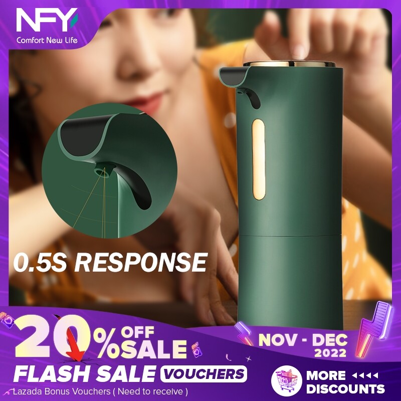 New Automatic Foam Soap Dispenser Induction Touchless Liquid Hand Washing Machine for Bathroom ราคา 517 บาท*ส่งฟรี