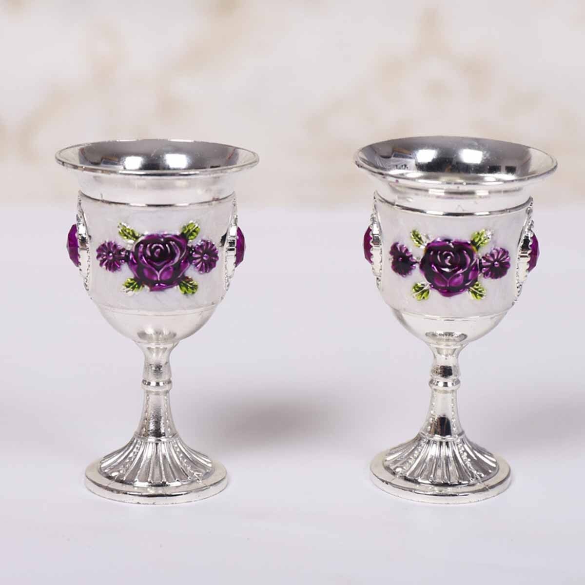 small goblet glasses