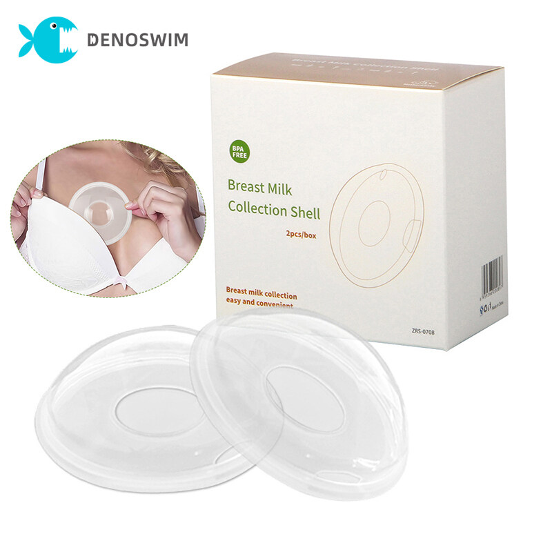 DENOSWIM 2pcs set Breast Milk Collector Shell Breast Pad Breastfeeding