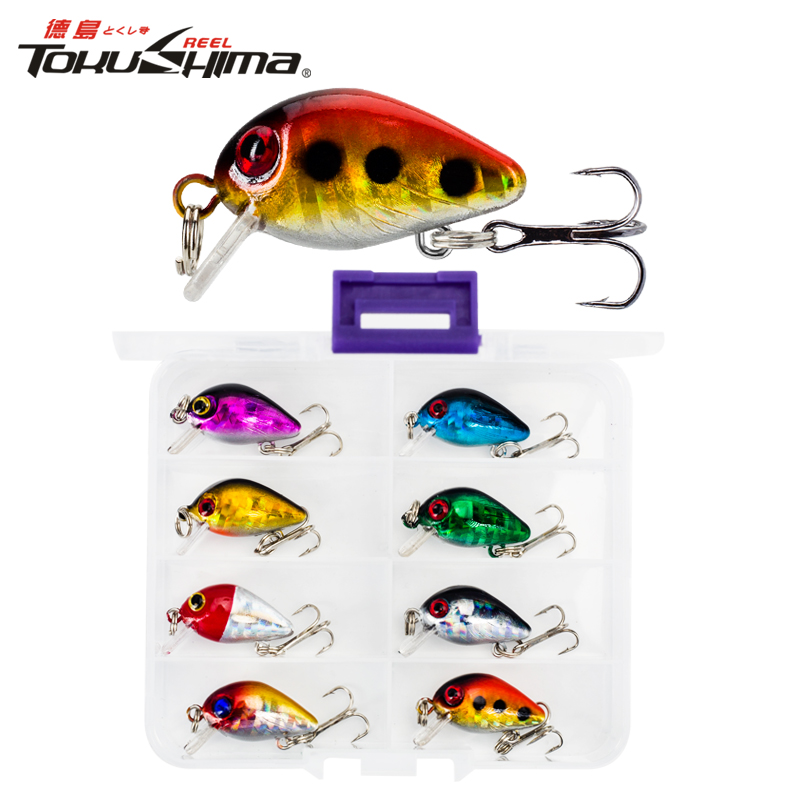 5-Piece Minnow Lure Set – 3cm Floating Crankbaits With 3D Eyes For Micro Fishing - View #3