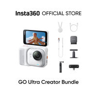 【Local delivery】Insta360 GO Ultra - Tiny Hands-Free 4K Cam Lightweight & Portable Low Light Excellence FlowState Stabilization 200 Min Battery Life Waterproof to 33ft Cycling & Running Cam