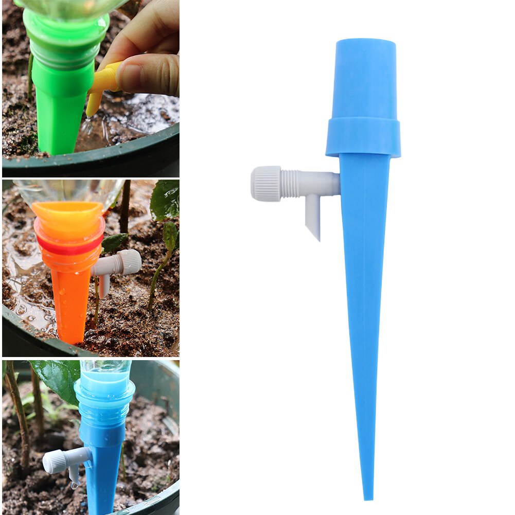 Drip Irrigation Auto Drip Irrigation Watering System Automatic Garden Watering Spike for Plants Flower Household Water Irrigation-Blue