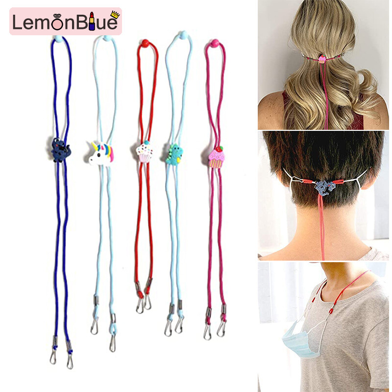 Gambar LemonBlue Cover Lanyards 5pcs for Kids Multifunction Glasses Lanyard Fashionable Adjustable Unisex Strap