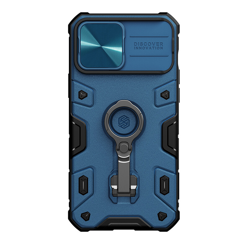 Nillkin ốp áo giáp camshield cho iphone 13 pro max 13 pro ốp bảo vệ máy ảnh iphone 13 với chân đế nhẫn