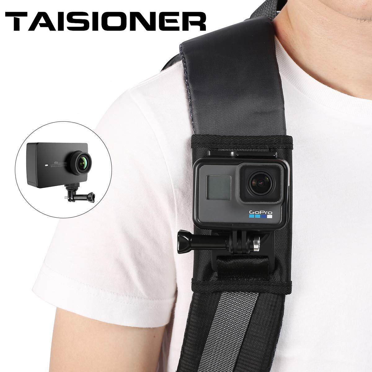 Taisioner Smartphone Selfie Neck Holder Mount for GoPro Action Camera and Cell Phone Video Shooting Accessories 