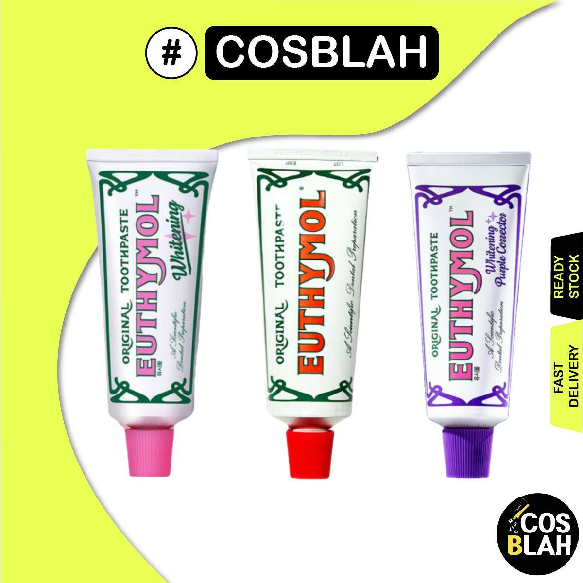 EUTHYMOL Toothpaste 106g [3 Types] / Mint Ball (20pcs)/ Classic Squeezer