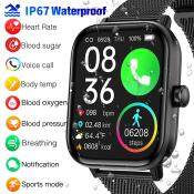 Huawei Blood Glucose Smartwatch with Temperature Monitoring and Bluetooth