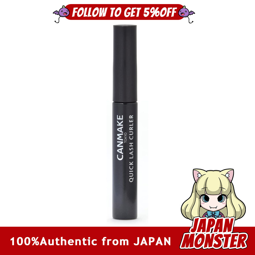 Canmake Quick Lash Curler BK Black Type Mascara Base Top Coat Curl Keep 3.4g x 1 Japan