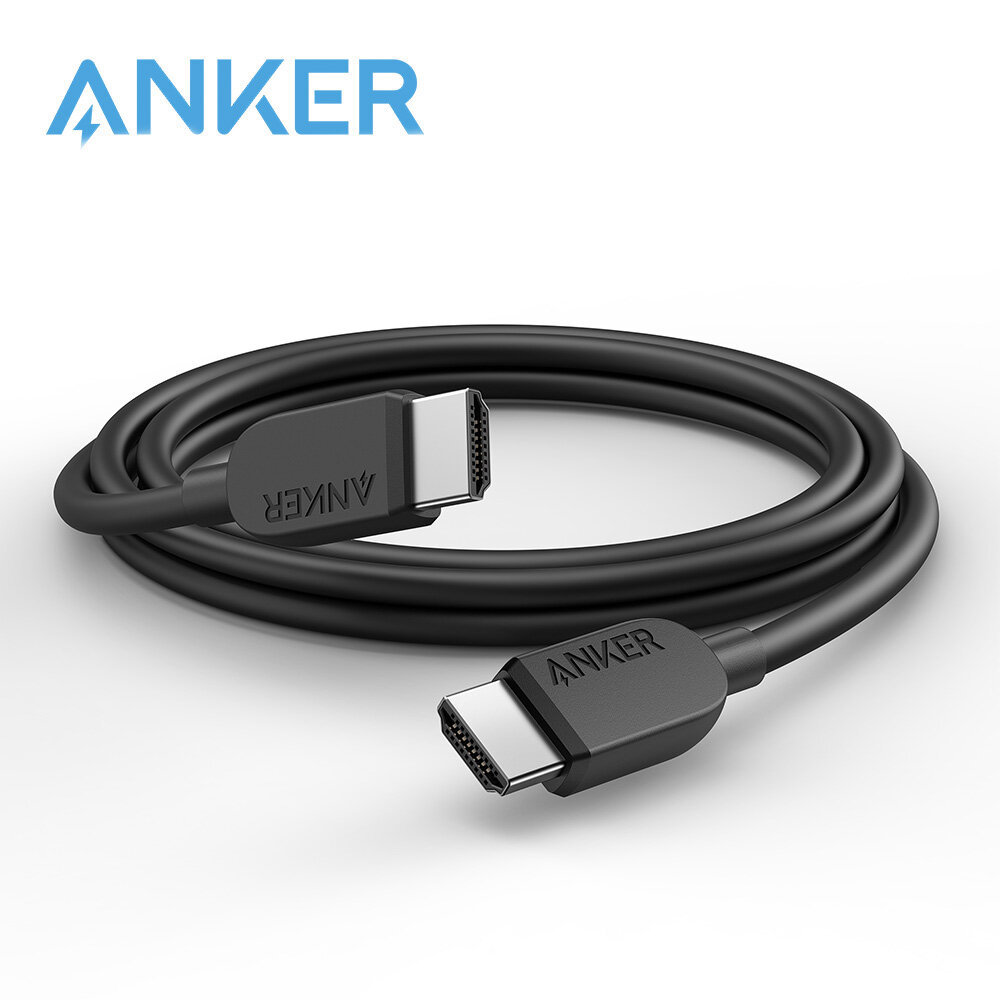 【6ft】 Anker HDMI Cable 8K 60Hz, Ultra HD 4K 120Hz HDMI to HDMI Cord, 48Gbps Certified Ultra High-Speed Durable Cable with HDMI 2.1 and HDR, Compatible with Playstation 5, Xbox ราคา 249 บาท*ส่งฟรี