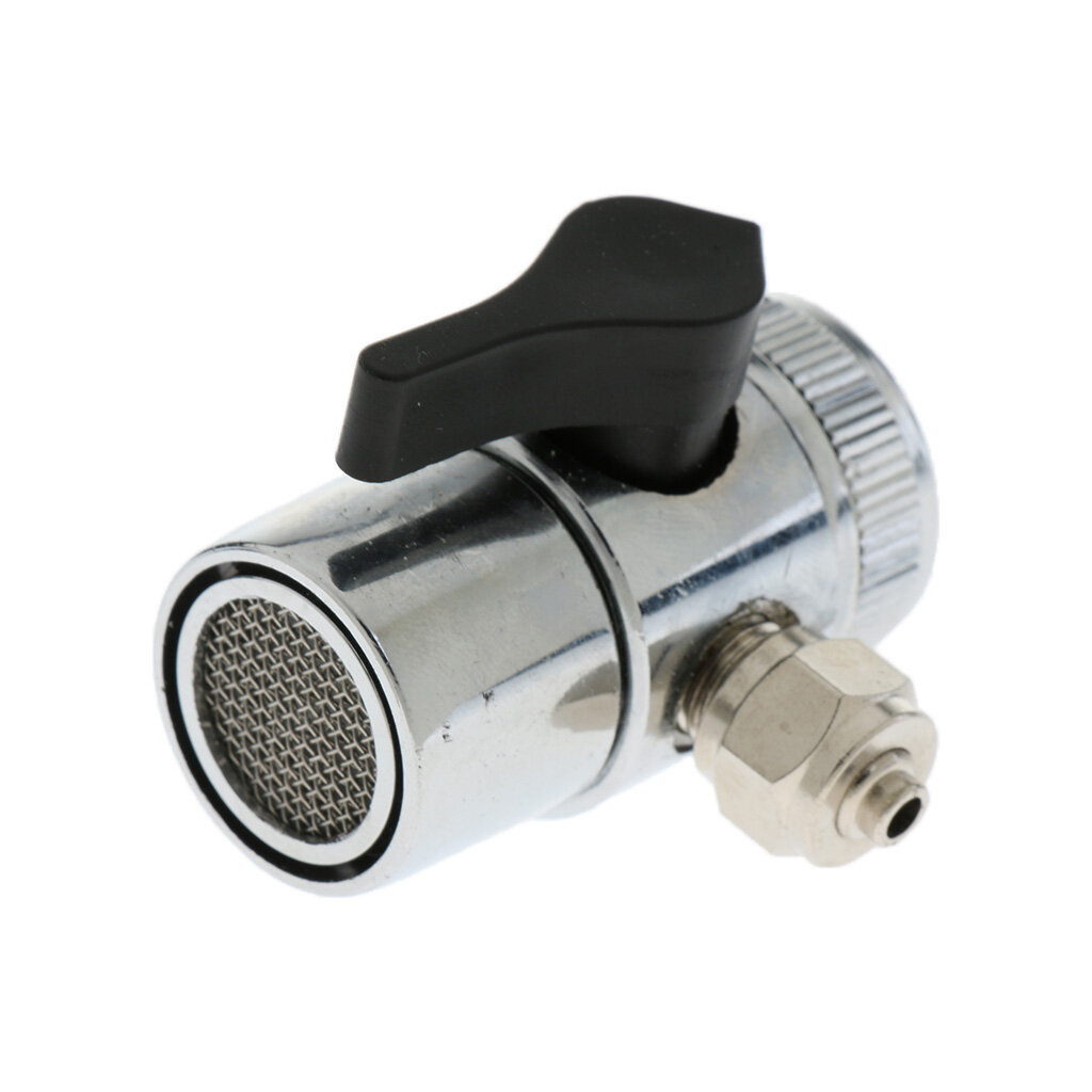 Fityle Faucet Adapter Counter Top Diverter Valve For Water Filter