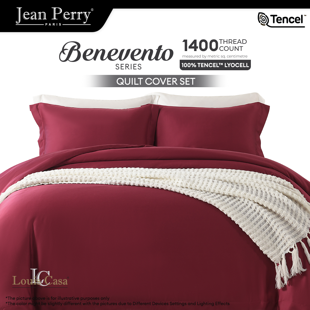 Jean Perry - Louis Casa Benevento TENCEL™ Quilt Cover Set - 1400TC Cooling Luxury Bedding (Queen / King / Super King)