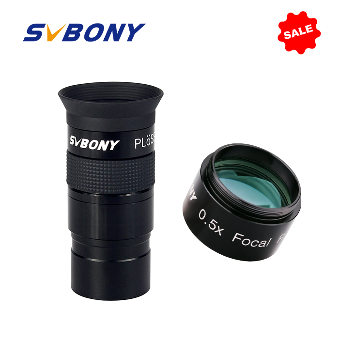 SVBONY 40mm/25mm 1.25 inches Plossl Telescope Eyepiece Fully Multi Green Coated Metal 40 Degree Apparent Field 4 Element for Astronomy Telescope