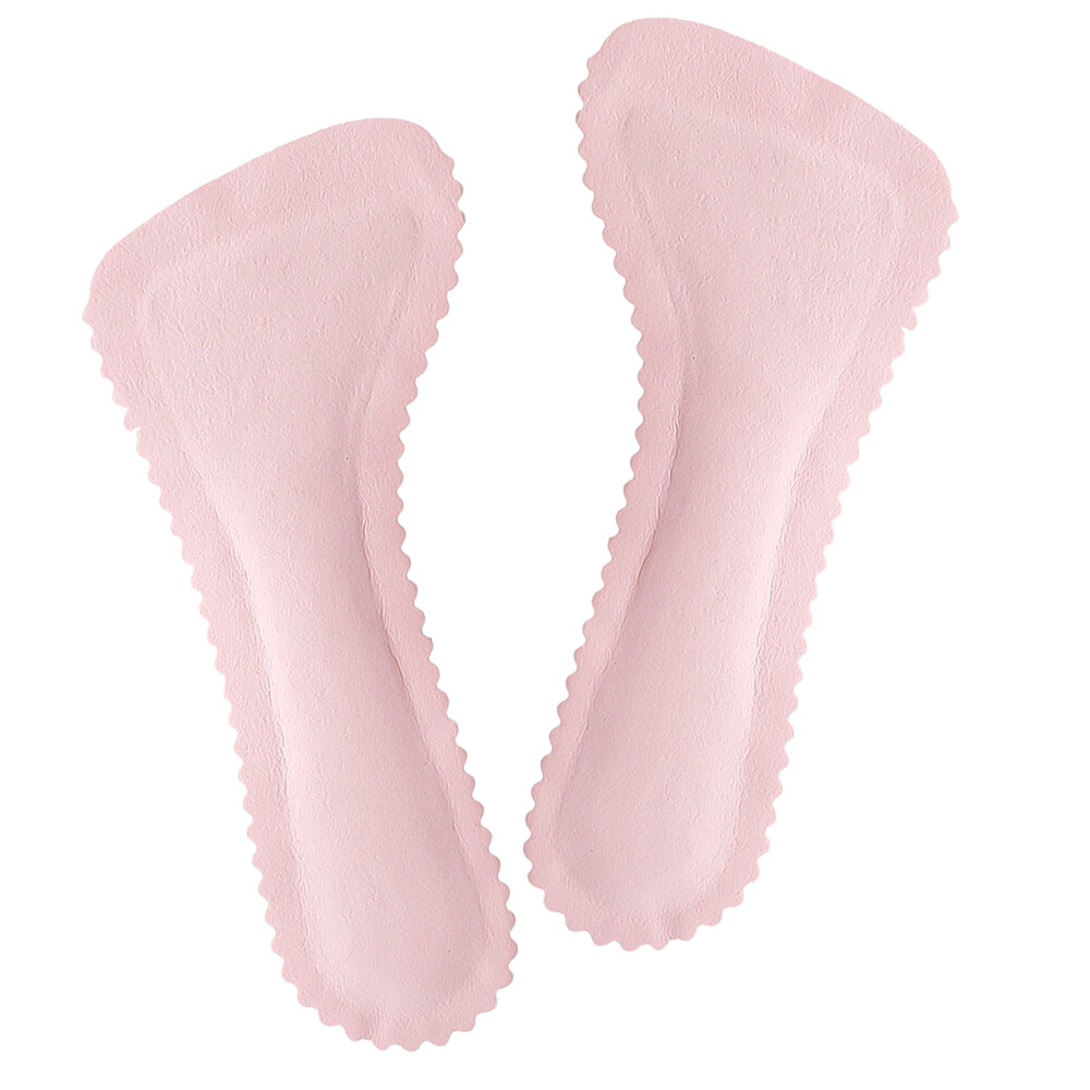 【♡Lovely girls house♡】Soft Breathable Non-slip Insoles for Women Pain Relieve Cushioning Forefoot Sole Inserts Imitation Leather Insole Shoes Cushion - 4