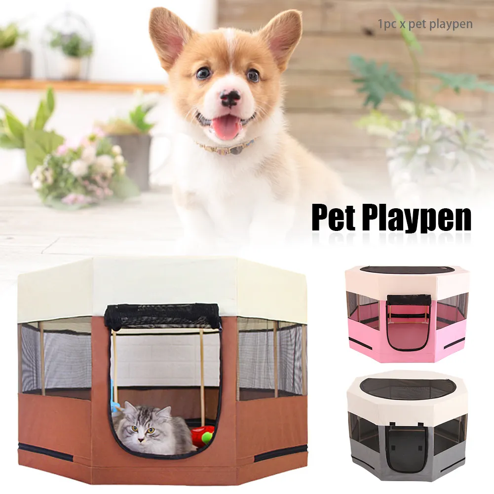 portable foldable pet playpen