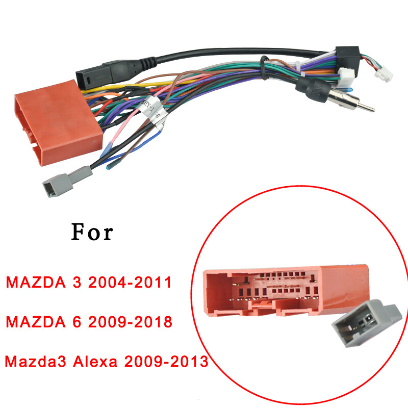 Dây Cố Định Đường Điện Vô Tuyến Xe Hơi Lexxson Thích Hợp Cho (Mazda 3  2004-2011) (Mazda3 Alexa 2009-2013) (Mazda 6 2009-2018) 