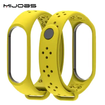 Mijobs Sports Strap for Xiaomi Mi Band 3 Mi Band 4 Silicone Strap Mi Band3 4 Watchband Bracelet Miband 3 4 Wristband Smart Watch Mi3/4 Accessory (11)