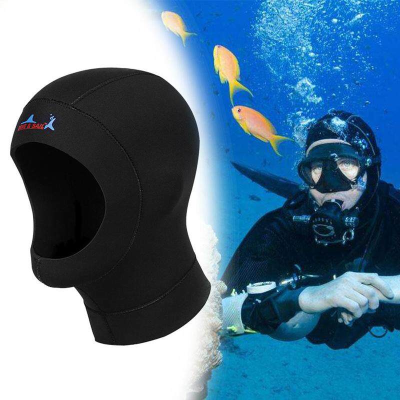 Details about   1MM Neoprene Diving Cap Swimming Warm Surf Snorkeling Cap Diving Helmet Black 