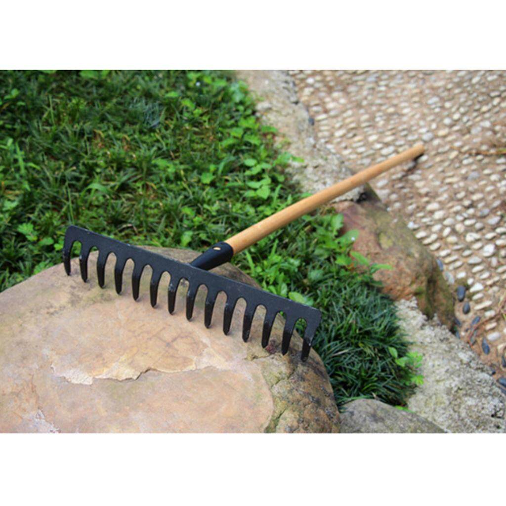 wide lawn rake