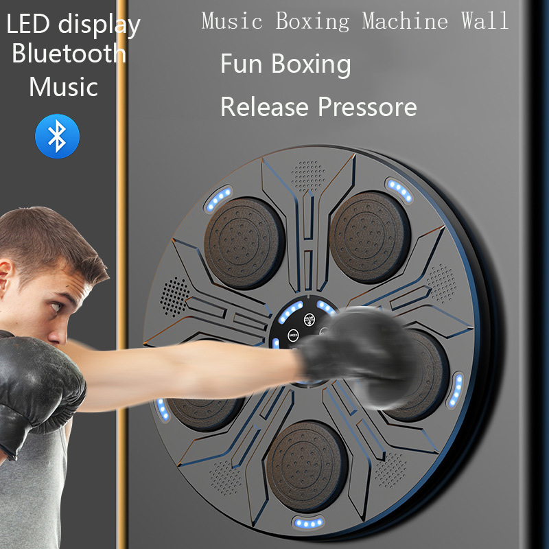 One Punch Music Boxing Machine - Bluetooth Boxing Trainer With