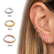 RAISS Mini Hoop Earrings for Tragus and Helix Piercings