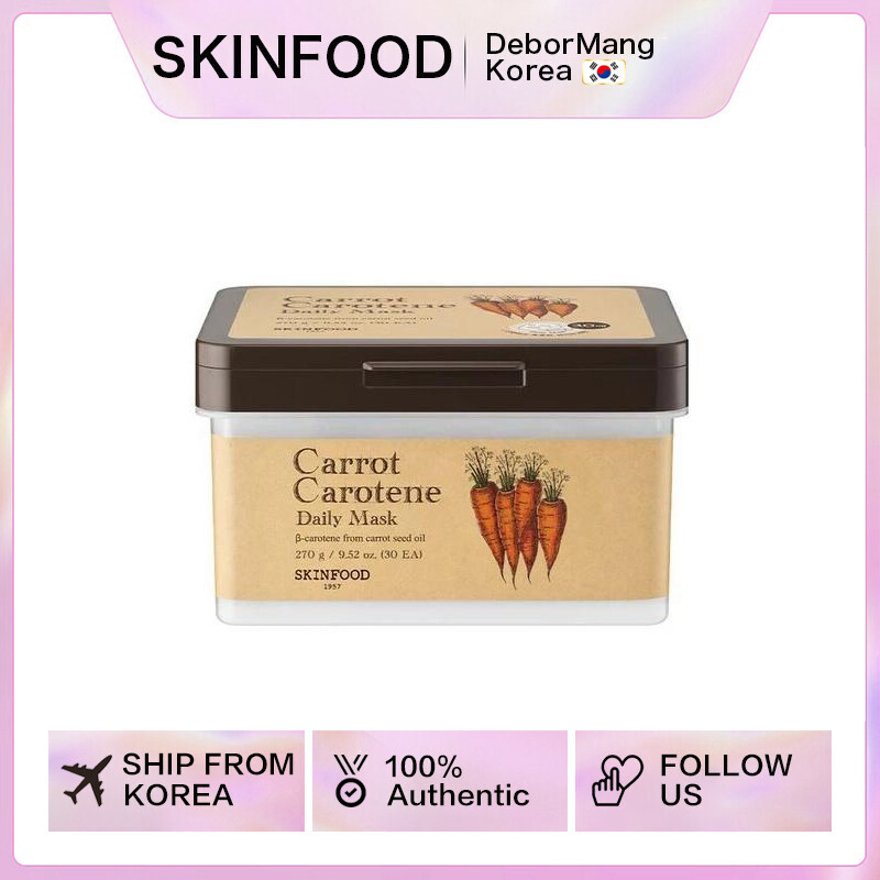 Mặt nạ SKINFOOD Carrot Carotene Daily Mask Sheet 30PCS